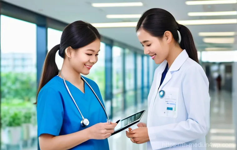원격의료 서비스의 피드백 시스템 개선 - **Prompt 2: Healthcare Team Reviewing Patient Insights**
    Inside a clean, contemporary meeting ro...